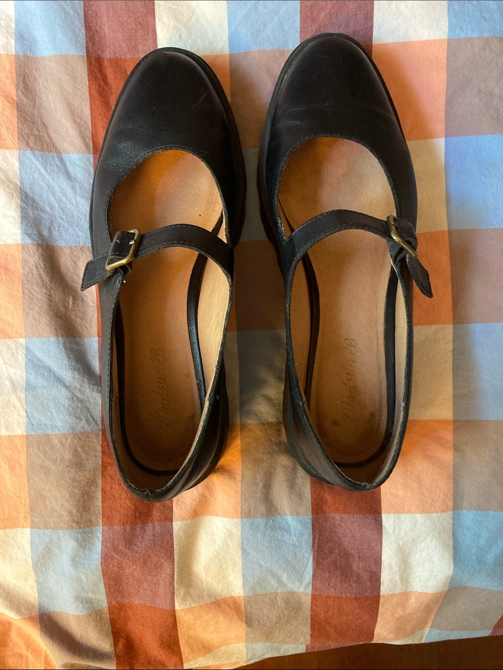 Madewell Black Mary Janes